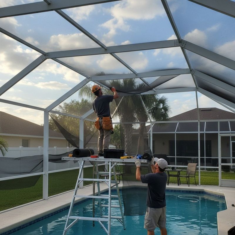 Pool Enclosure Installation